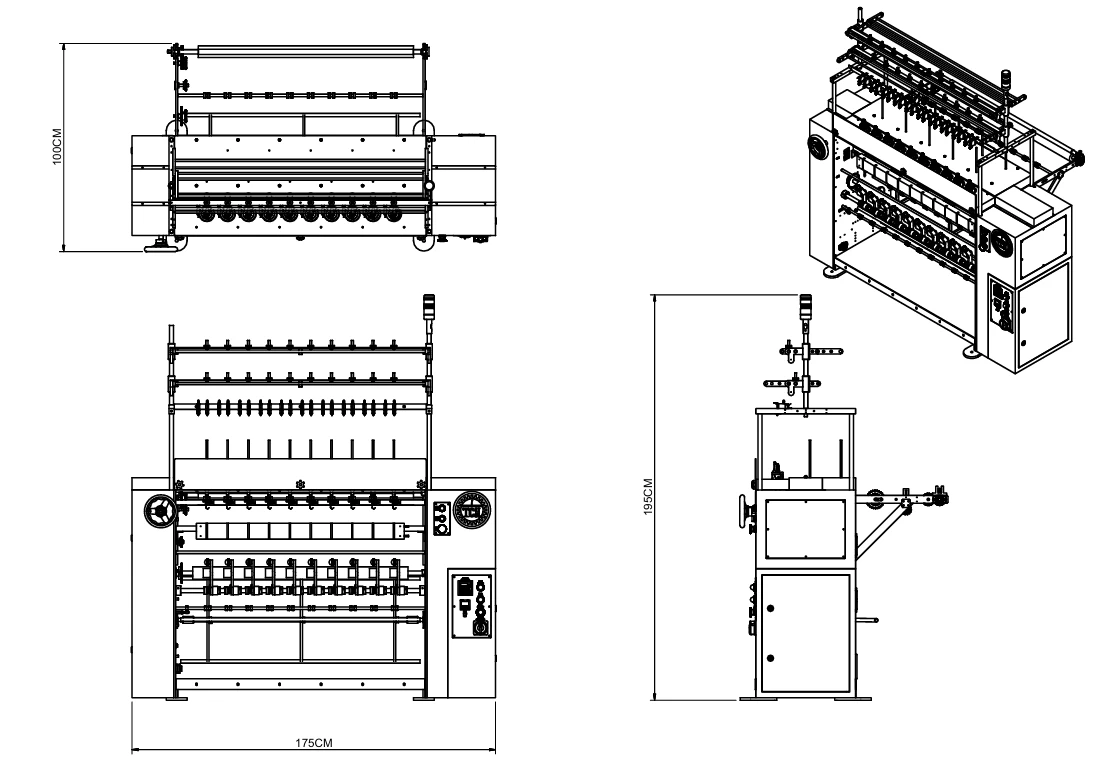 LACE AND BAND CROCHET KNITTING MACHINE